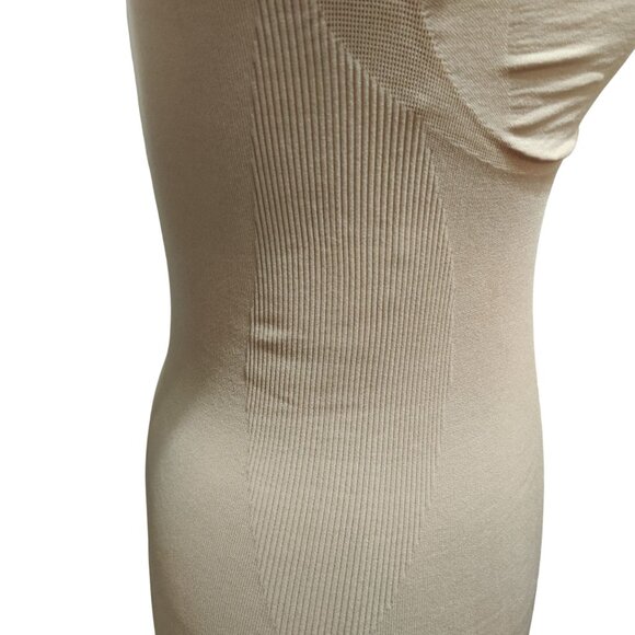 Shapewear 2X Womens Plus Size Tank Top Beige Seamless Compression Tummy Control - Picture 7 of 9